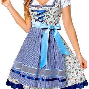 Dirndl Barmaid German Octoberfest Dress